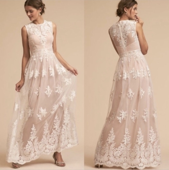 BHLDN Dresses & Skirts - BHLDN Malcolm Wedding Dress size 16